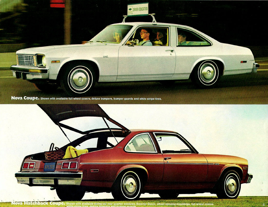 1975 Chevrolet Nova and Concours Canadian Brochure Page 10